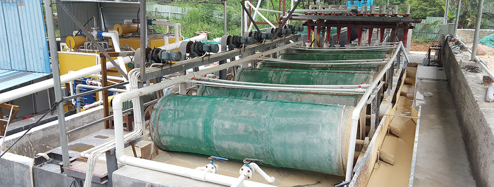 水洗高嶺土生產線洗砂工藝流程