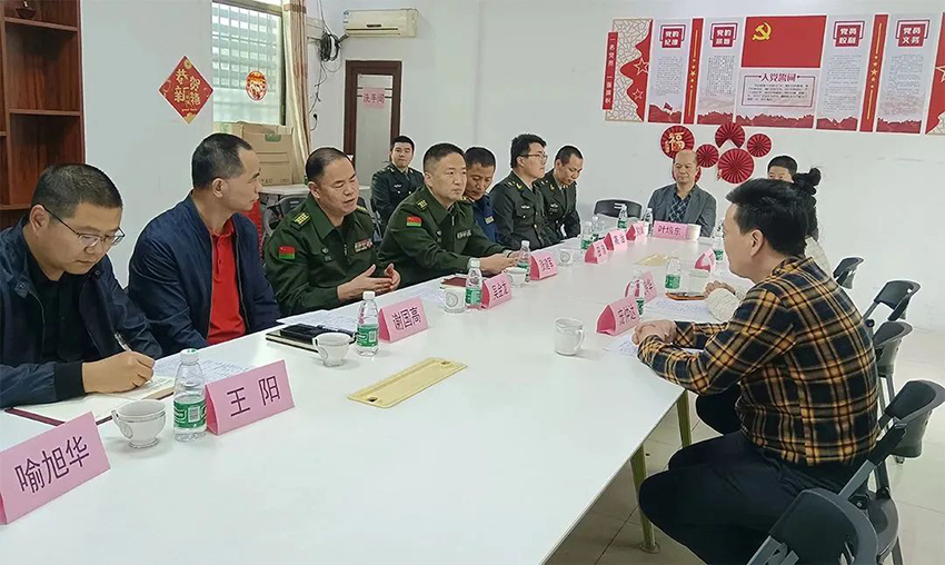 佛山軍分區政委、禪城區委常委領導一行蒞臨探花视频网站調研指導工作